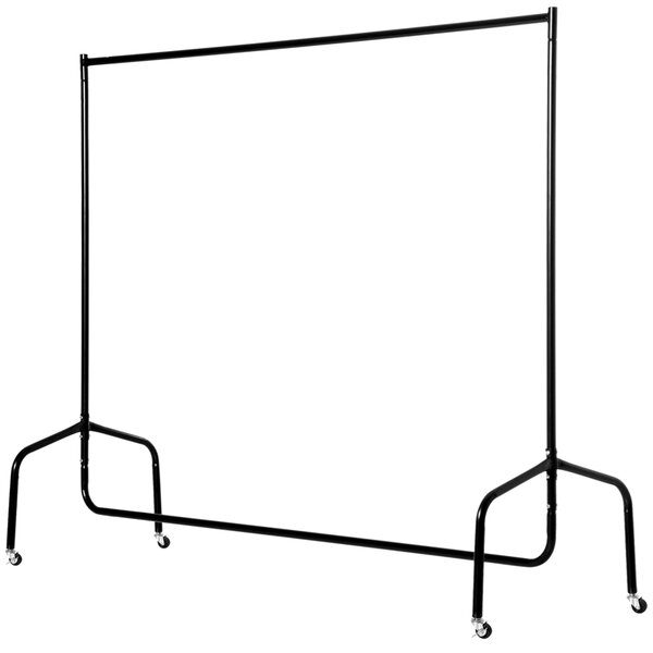 HOMCOM Stojan na oblečení, oděvní kolejnice, stojan na šaty, vozíkový stojan na oděvy (150 x 60 x 170 cm) | Aosom