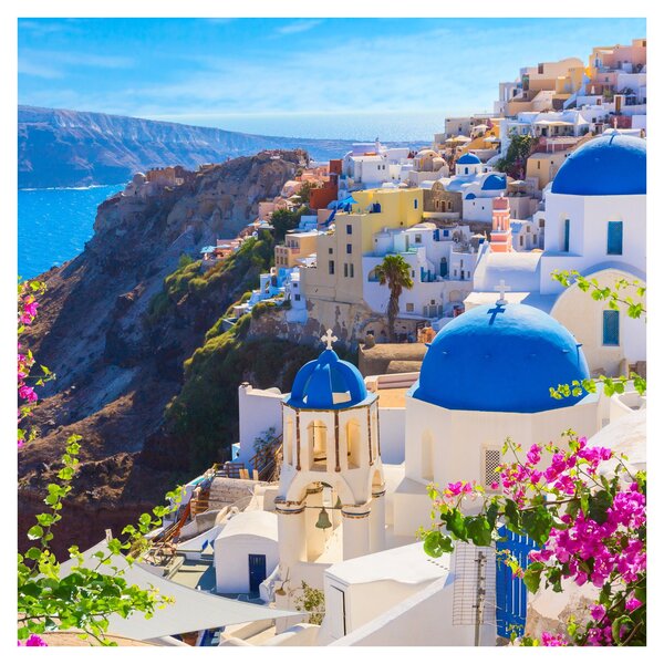 Obraz - Santorini, Řecko (30x30 cm)