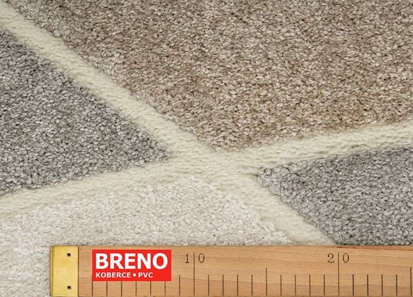 Breno Kusový koberec FRISCO 282 taupe, 120x170 cm, Vícebarevné