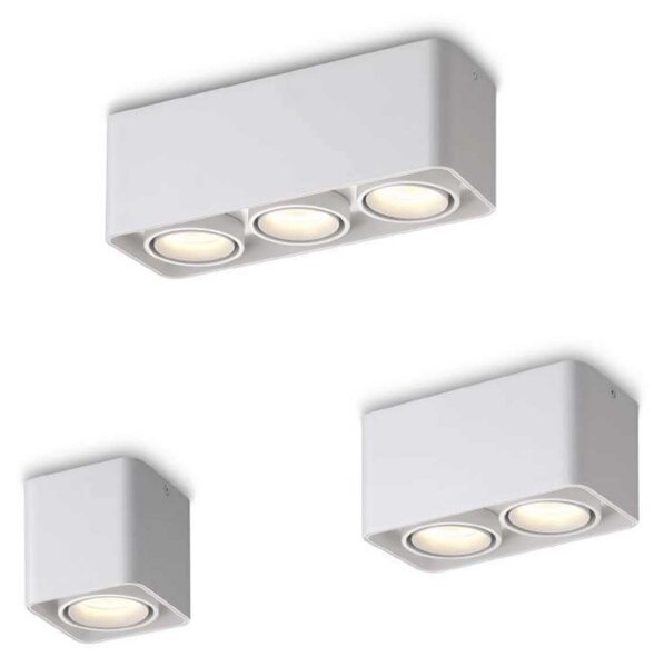 Curved Point LED přisazené svítidlo Ra>90 Bílá100mm