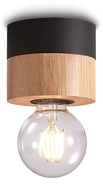 Wood E27 přisazené svítidlo Šedá