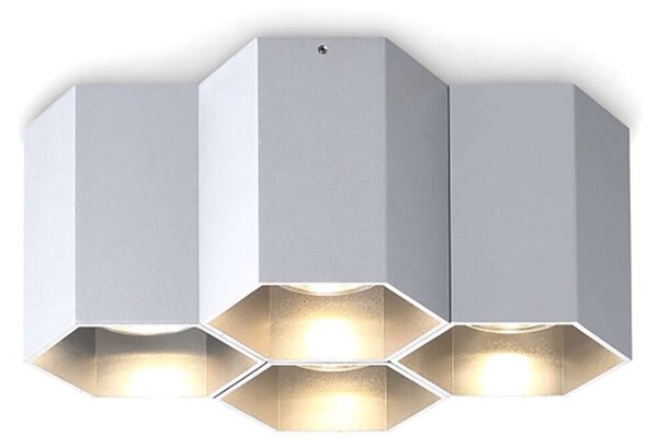 Hexagon 4 GU10 přisazené svítidlo Zlatá