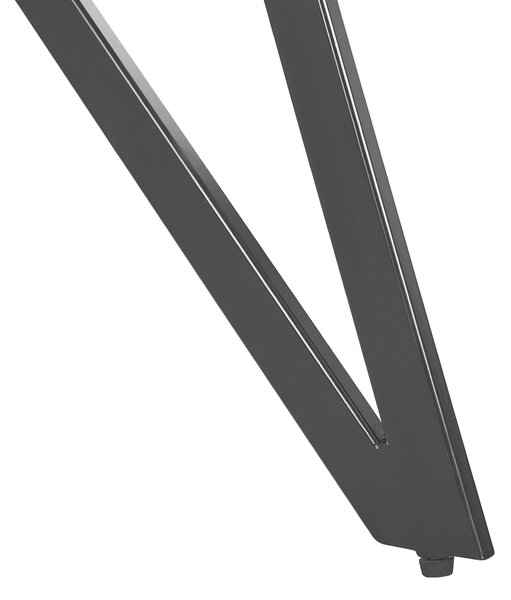 Jídelní stůl BUSCOT Šedý betonový efekt 160 cm 90 cm