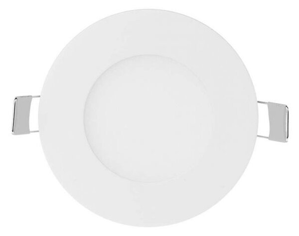 V-TAC Kulatý zápustný LED mini panel 3W ALU, Teplá bílá 2500 - 3000K