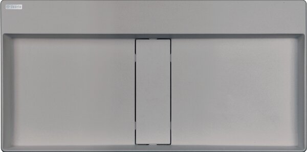 Deante Blur, granitové umyvadlo na desku 800x400x120 mm, šedá metalíza, DEA-CQB_SU8S