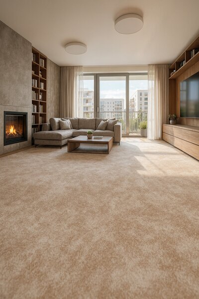 Condor Carpets, Metrážový koberec Serena 6622, na míru, šíře 4m,5m, béžová, filc, dětský pokoj
