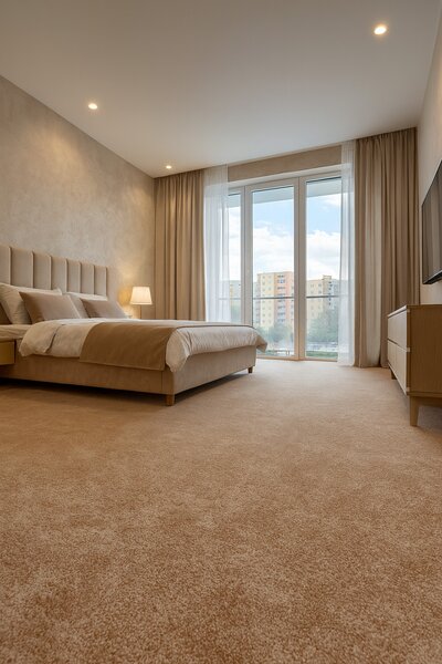 Condor Carpets, Metrážový koberec Serena 6622, na míru, šíře 4m,5m, béžová, filc, dětský pokoj
