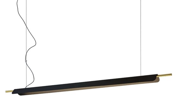 Arteluce 2 LED závěsné svítidlo Černá1650mm