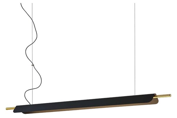Arteluce 2 LED závěsné svítidlo Černá1650mm