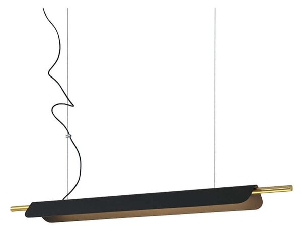 Arteluce 2 LED závěsné svítidlo Černá1650mm