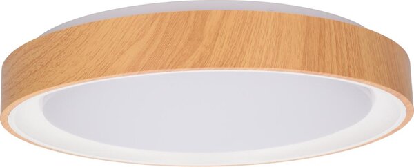 Brilagi - LED Stropní svítidlo FLOCO LED/24W/230V pr. 30 cm dřevo/bílá