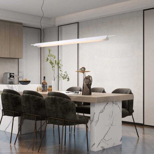 Arteluce 2 LED závěsné svítidlo Černá1650mm