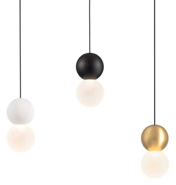 Carambol LED závěsné svítidlo Ra>90 Černá80x153mm