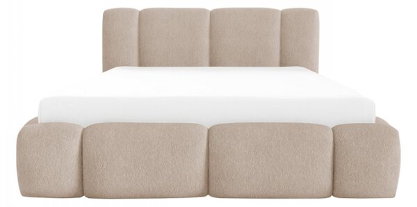 Čalouněná postel s úložným prostorem Kirasti Boucle, Rozměr postele: 120 x 200 cm, Barva:: Lambi 04 5903211521164