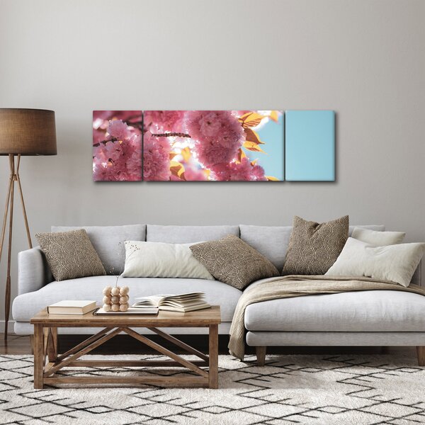 Obraz - Třešňový květ (170x50 cm)
