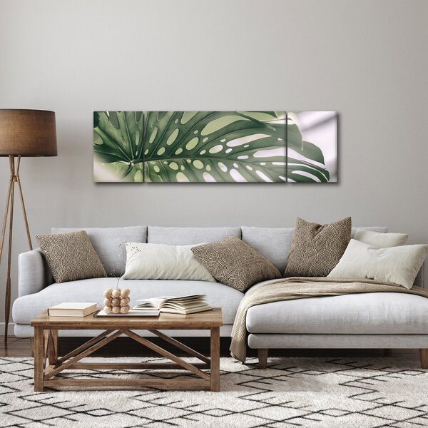 Obraz - List monstery (170x50 cm)