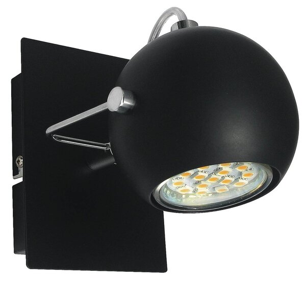 Moderní LED nástěnné bodové světlo TEMISTOCLE, černé