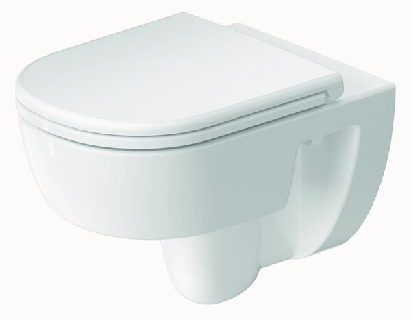 Duravit 45130900B2 - Závěsné WC s prkénkem D-CODE keramika/lesklá bílá
