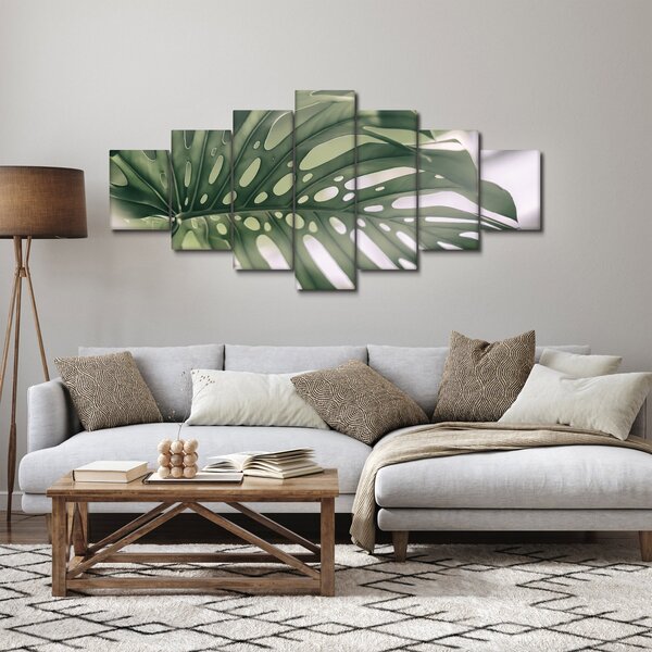 Obraz - List monstery (210x100 cm)