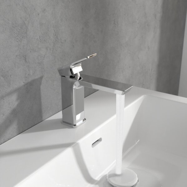 Villeroy & Boch TVW11200300061 - Umyvadlová baterie SUBWAY 15,5 cm lesklý chrom