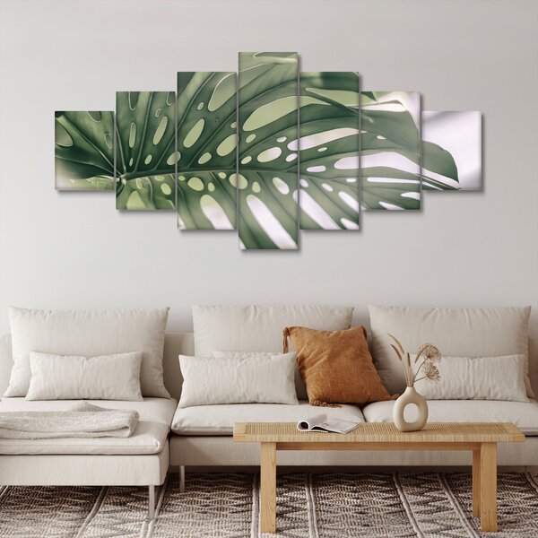 Obraz - List monstery (210x100 cm)