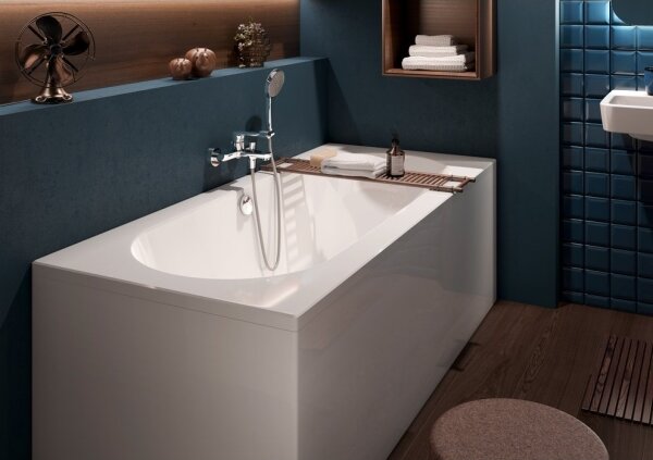 Villeroy & Boch TVT10400100061 - Vanová baterie O.NOVO lesklý chrom