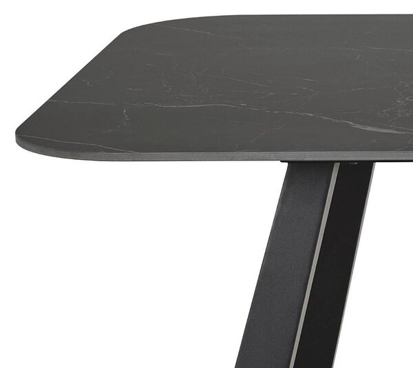 JÍDELNÍ STŮL, černá, 180/90/75 cm MID.YOU - Jídelní stoly, Online Only