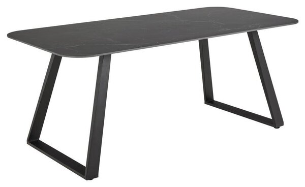 JÍDELNÍ STŮL, černá, 180/90/75 cm MID.YOU - Jídelní stoly, Online Only