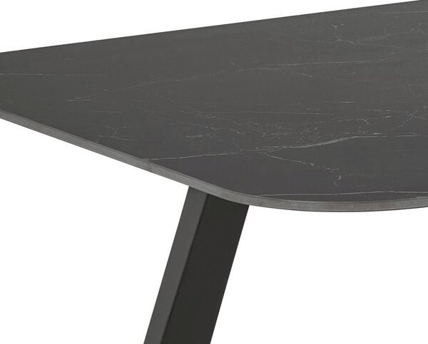 JÍDELNÍ STŮL, černá, 180/90/75 cm MID.YOU - Jídelní stoly, Online Only