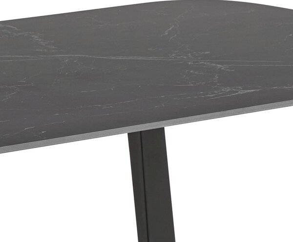 JÍDELNÍ STŮL, černá, 180/90/75 cm MID.YOU - Jídelní stoly, Online Only