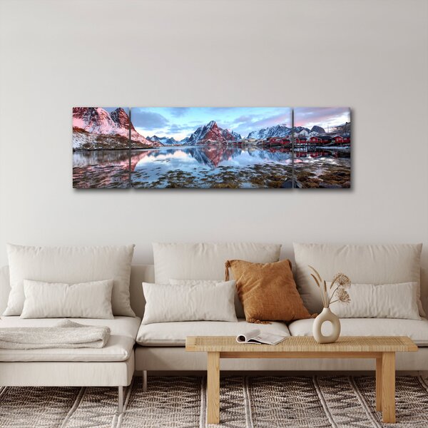 Obraz - Východ slunce nad Reine (170x50 cm)