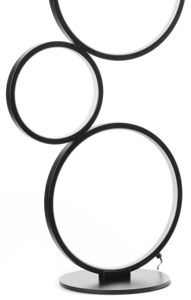 ONLI - LED Stojací lampa RINGS LED/58W/230V 4000K černá