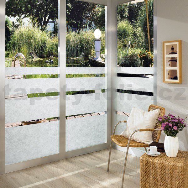 Samolepící fólie transparentní pískované sklo 67,5 cm x 15 m d-c-fix 200-8154 samolepící tapety 2008154