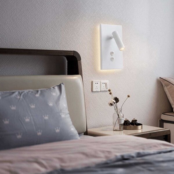 Reading Ambient Plate LED nástěnné svítidlo Černá440x140mm