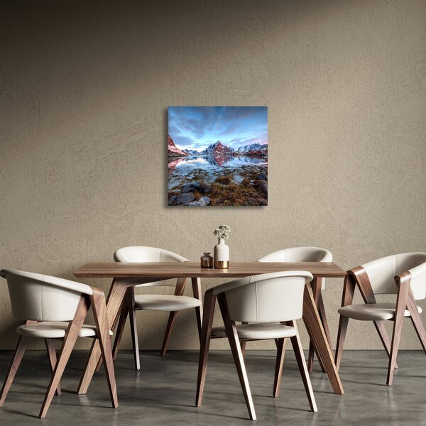 Obraz - Východ slunce nad Reine (30x30 cm)
