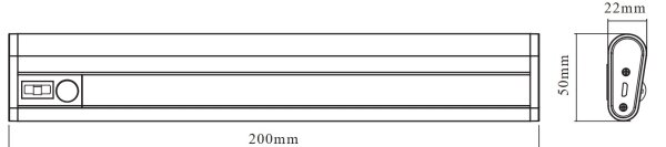 Osram - LED Podlinkové svítidlo se senzorem MOBILE LED/1W/3,7V 1800 mAh