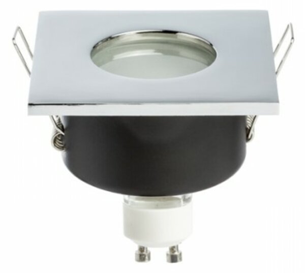 RED - DESIGN RENDL RENDL SPLASH SQ zápustná chrom 230V GU10 50W IP65 R11735