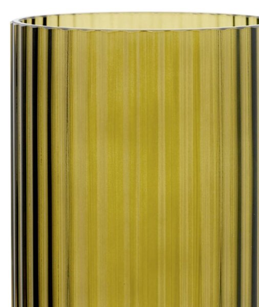 Lyngby Porcelæn Skleněná váza Lyngby Olive - 20 cm LP250