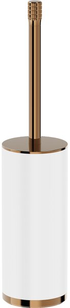 Mexen Triv, nástěnný WC kartáč, bílý/růžové zlato, 70A33073-60W
