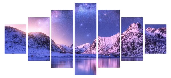 Obraz - Arktická krajina (210x100 cm)
