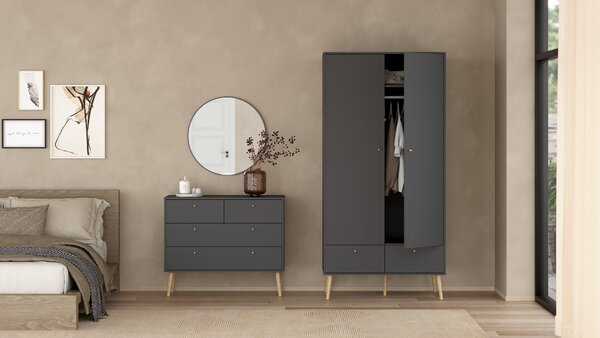 Komoda Bodo 49124 šedý mat - Tvilum