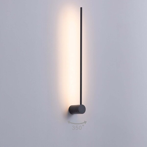 Stick LED nástěnné svítidlo natáčecí Černá610mm