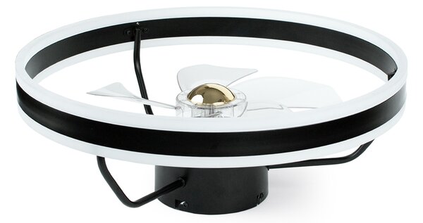 Noaton 16050B (2024) Atria, černá, stropní ventilátor se světlem (Použitý, Záruka 21 měsíců)