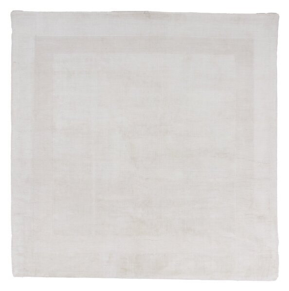 Obdélníkový koberec Boston, bílý, 240x240
