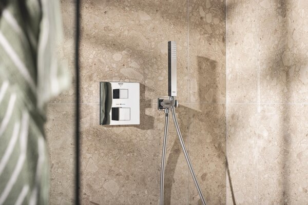 Grohe Precision Cube sprchová sada pod omítku s termostatem s dešťovou sprchou chrom 34879000