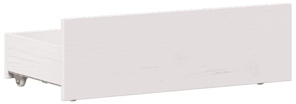 Postel bez matrace s čelem bílá 75 x 190 cm masivní borovice 3308790
