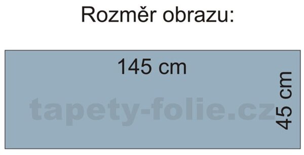 Obraz na plátně zen garden 153O3, rozmer 145 x 45 cm, IMPOL TRADE