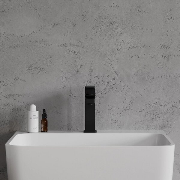 OMNIRES BA7810BL - Umyvadlová baterie BARETTI 17 cm matná černá