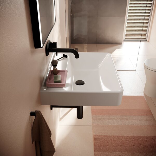 Hansgrohe Xanuia Q umyvadlo 60x48 cm obdélníkový klasický bílá lesk 60240450