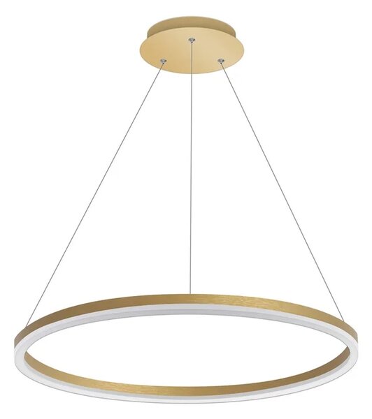 Palnas Závěsné LED svítidlo DONA ø 40 cm, zlaté Stmívání, řízení: ON/OFF (bez stmívání)